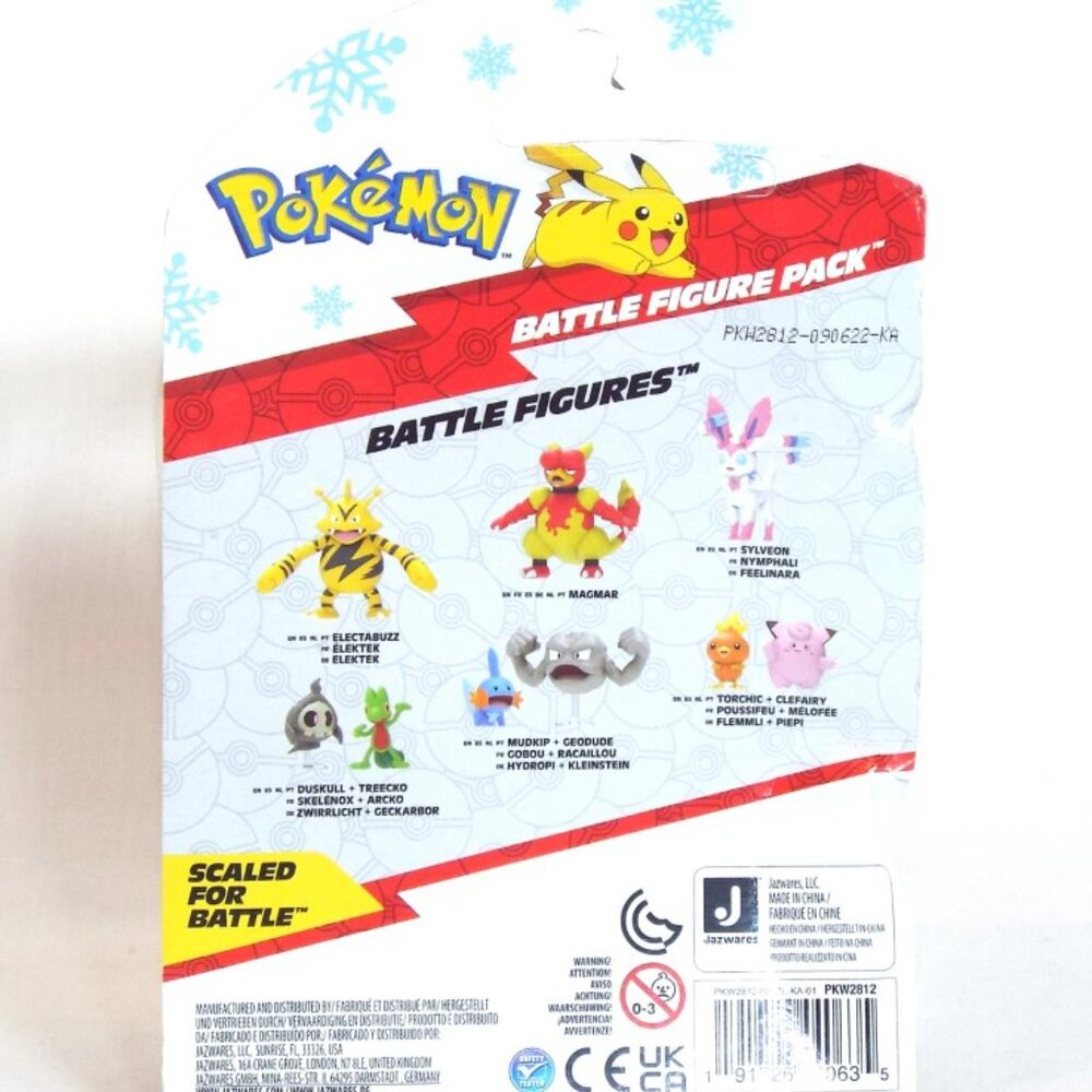 Pokémon Battle Figure Pack Lot – Pikachu, Leafeon, Cubchoo, Goomy – Sealed - Picture 2 of 8